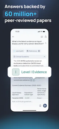Скриншот 2 — Vera—Medical AI for Clinicians