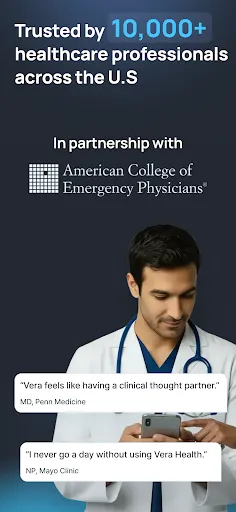 Скриншот 3 — Vera—Medical AI for Clinicians