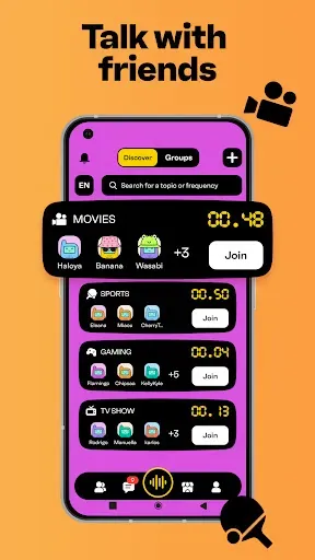 Скриншот 2 — Walkie Talkie - All Talk App