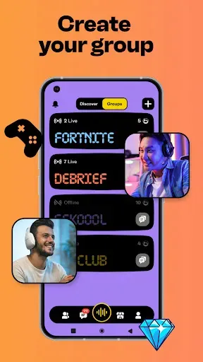 Скриншот 3 — Walkie Talkie - All Talk App