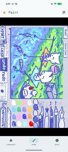 Скриншот 1 — JigglyPaint: Рисуй/Встряхни!