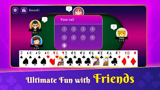 Скриншот 2 — Callbreak Multiplayer