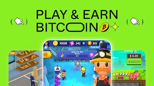 Скриншот 1 — ZBD: Earn Bitcoin Rewards