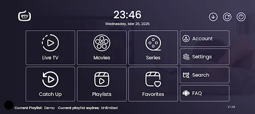 Скриншот 2 — IPTV Smarters Plus