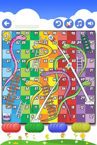 Скриншот 1 — Snakes and Ladders