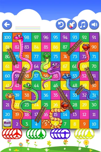 Скриншот 4 — Snakes and Ladders