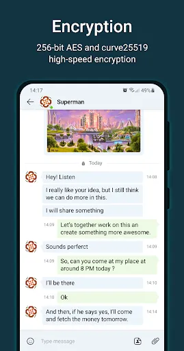 Скриншот 5 — Utopia — Secure Messenger