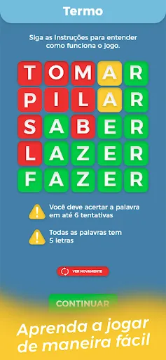Скриншот 3 — Termo Jogo de Palavras
