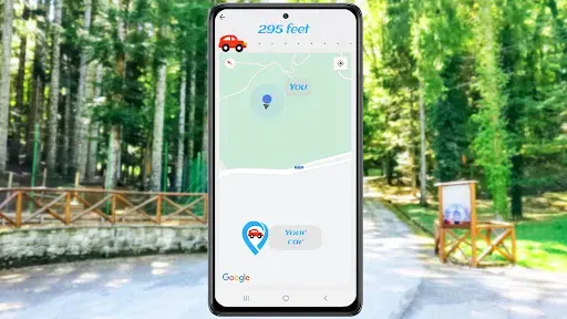 Скриншот 4 — Find parked car - Parking spot