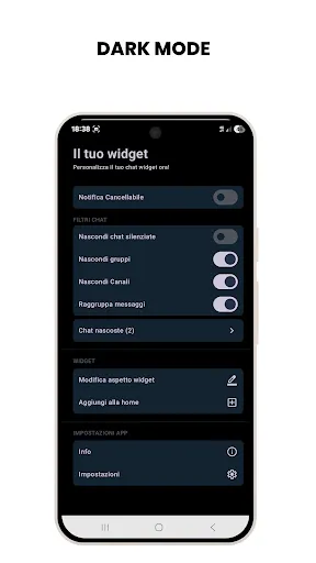 Скриншот 7 — Telegram Widget Unofficial