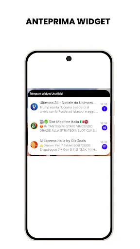 Скриншот 8 — Telegram Widget Unofficial