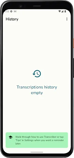 Скриншот 1 — Transcriber for WhatsApp