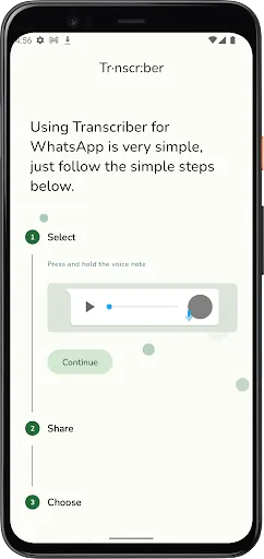 Скриншот 2 — Transcriber for WhatsApp
