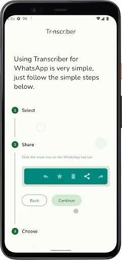 Скриншот 3 — Transcriber for WhatsApp