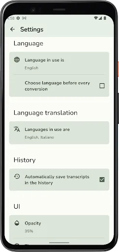 Скриншот 5 — Transcriber for WhatsApp