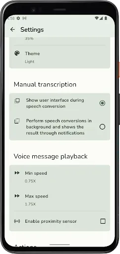 Скриншот 6 — Transcriber for WhatsApp