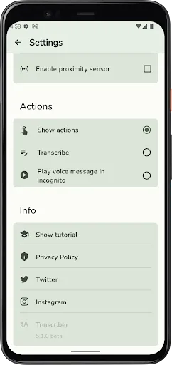 Скриншот 7 — Transcriber for WhatsApp