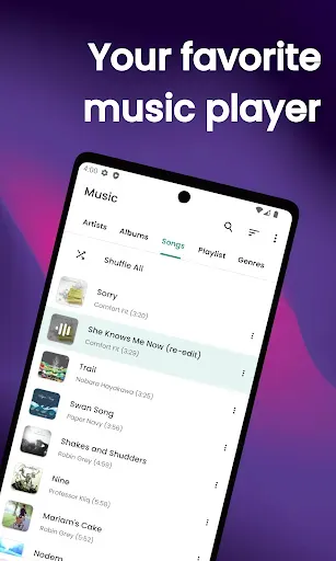 Скриншот 1 — Pixel - Music Player