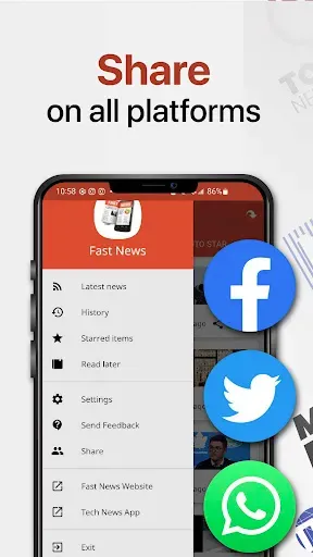 Скриншот 5 — Fast News: Daily Breaking News