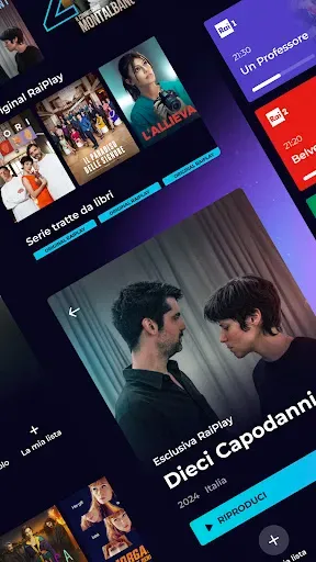 Скриншот 2 — RaiPlay per Android TV