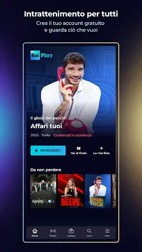 Скриншот 3 — RaiPlay per Android TV
