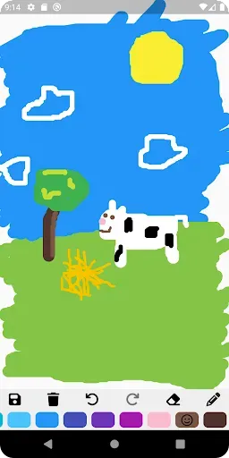 Скриншот 1 — Pug Pad - Drawing App