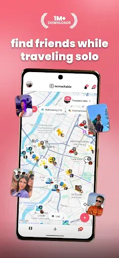 Скриншот 1 — nomadtable: travel friends