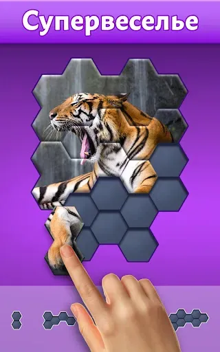 Скриншот 1 — Hexa Jigsaw Puzzle ®