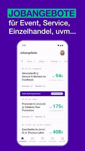 Скриншот 3 — InStaff - Studenten-/Nebenjobs
