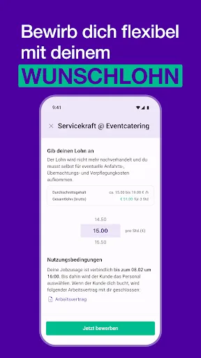 Скриншот 4 — InStaff - Studenten-/Nebenjobs