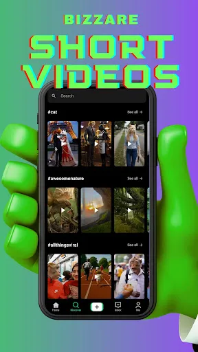 Скриншот 3 — Clip AI - Short Videos & Chat