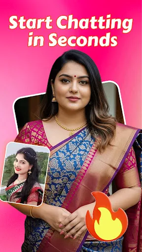 Скриншот 1 — Bhabhi – Chat, Call & Friends