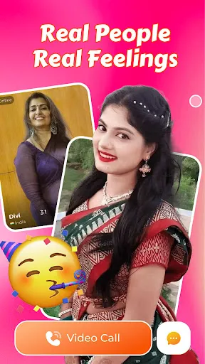 Скриншот 4 — Bhabhi – Chat, Call & Friends