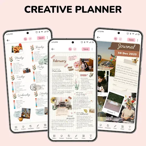 Скриншот 2 — Journal: Notes, Planner, PDFs