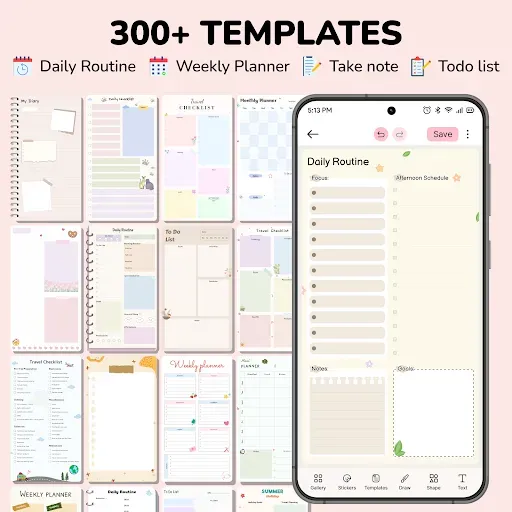 Скриншот 4 — Journal: Notes, Planner, PDFs