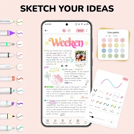 Скриншот 5 — Journal: Notes, Planner, PDFs