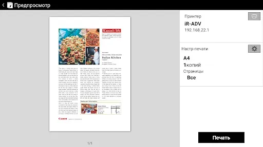 Скриншот 6 — Canon PRINT Business