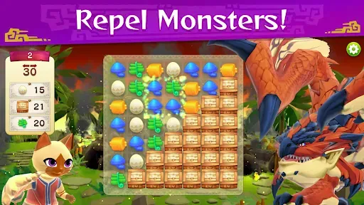 Скриншот 4 — Monster Hunter Puzzles