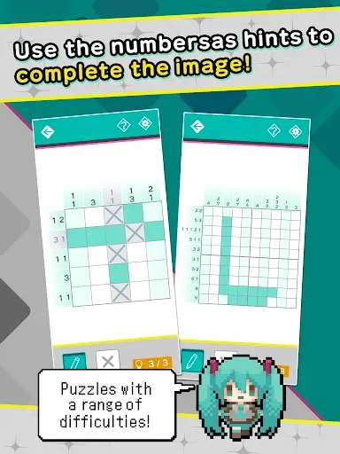Скриншот 6 — Hatsune Miku Logic Paint