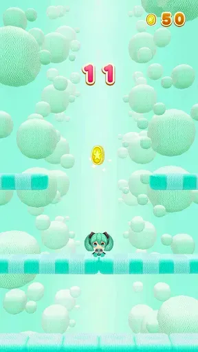 Скриншот 2 — Hatsune Miku Amiguru Jump