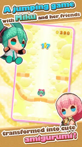 Скриншот 3 — Hatsune Miku Amiguru Jump