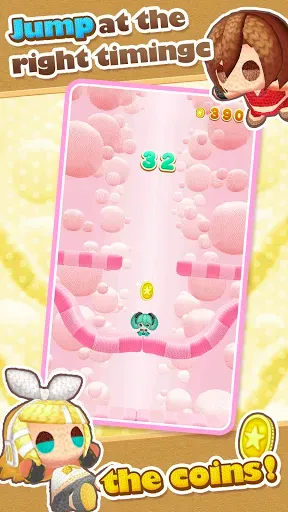 Скриншот 4 — Hatsune Miku Amiguru Jump