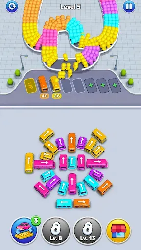 Скриншот 1 — Bus Rush Fever!