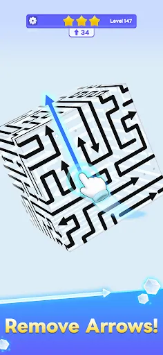 Скриншот 1 — Arrow Cube Escape