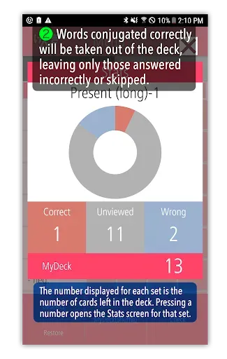 Скриншот 4 — GENKI Conjugation Cards