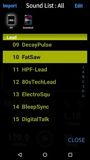 Скриншот 5 — KORG Kaossilator for Android