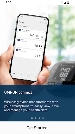 Скриншот 1 — OMRON Connect