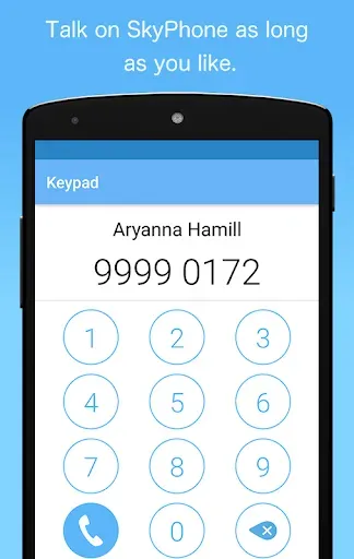 Скриншот 4 — SkyPhone - Voice & Video Calls