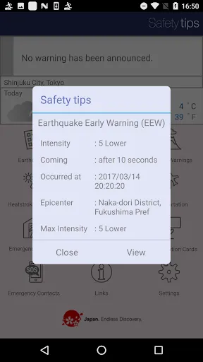 Скриншот 1 — Safety tips