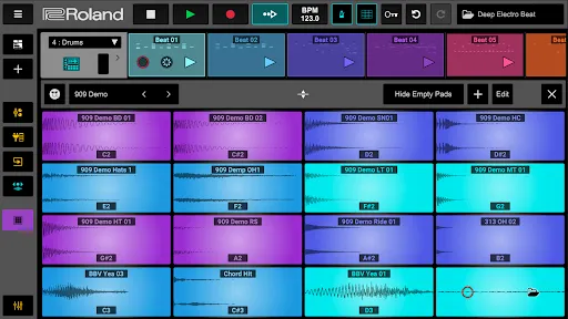 Скриншот 2 — Roland Zenbeats Music Creation